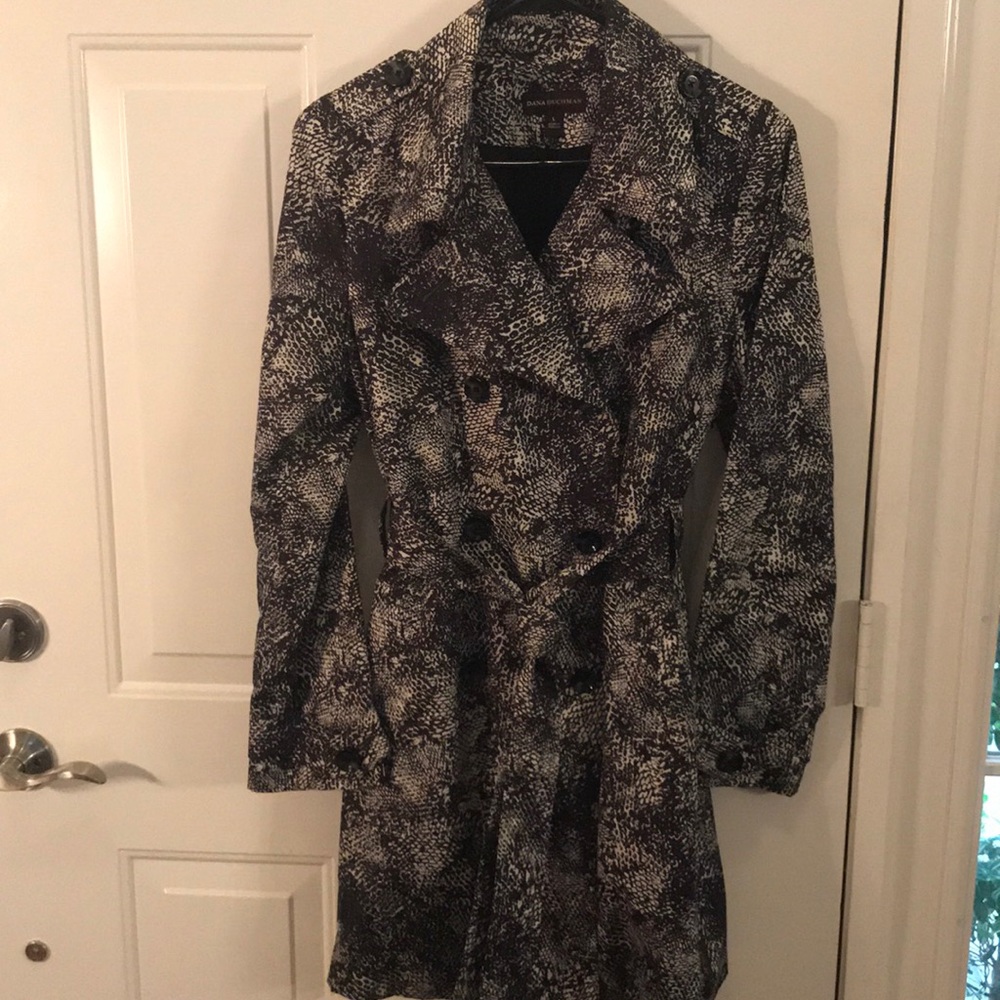 Dana Buchanan Snakeskin Rain Jacket